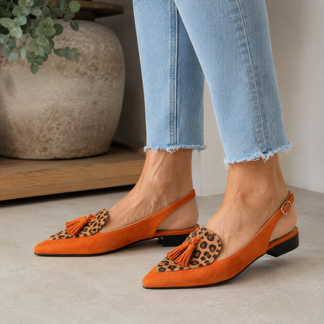 Elara | Strappy Tassel Sandals