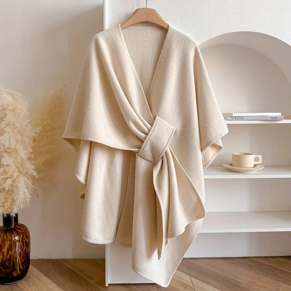 Joan | Luxurious Poncho Windproof Shawl Coat