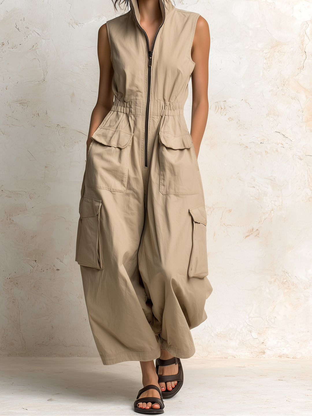 Ursula | Utilty Cargo Jumpsuit