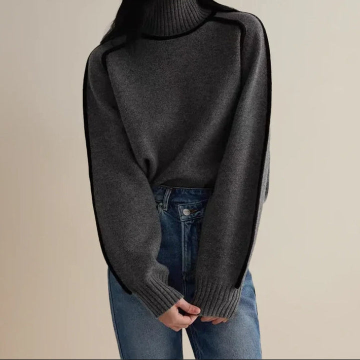 Hannah | Striped Patchwork Sweater