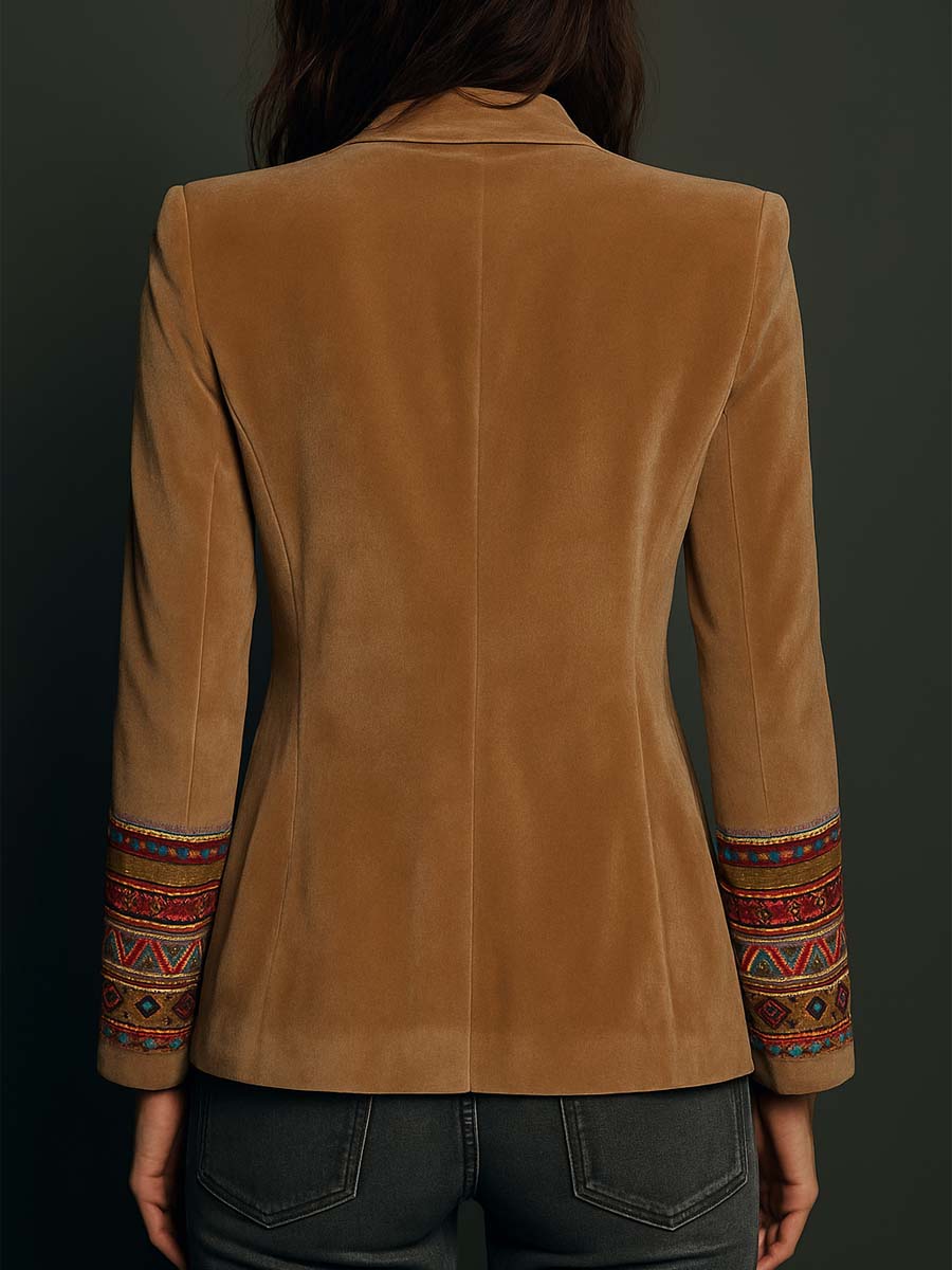 Giselle | Embroidered Bohemian-Style Blazer
