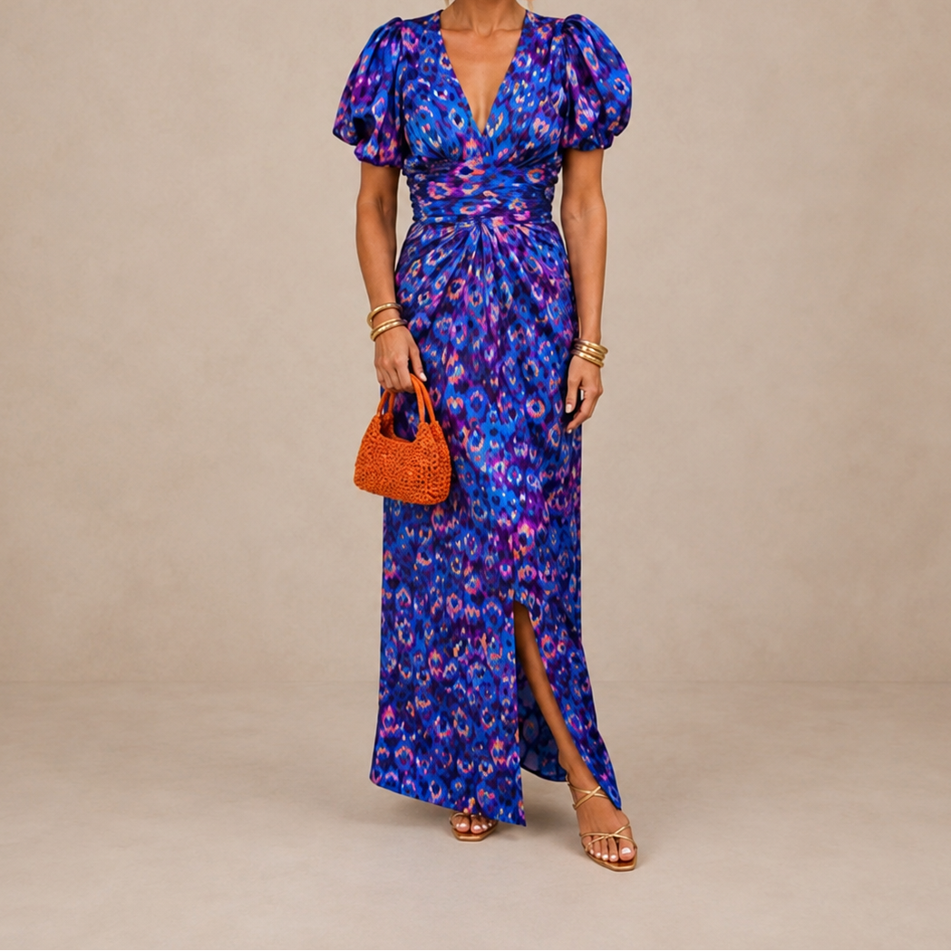 Tora | Elegant Dress with Pleated Sleeves