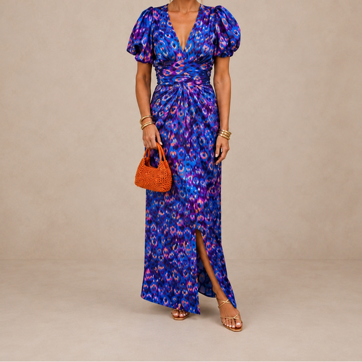 Tora | Elegant Dress with Pleated Sleeves