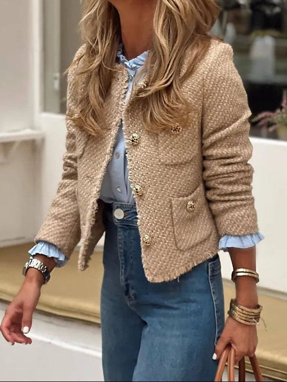 Lexy | Tweed Vest with Buttons for Women