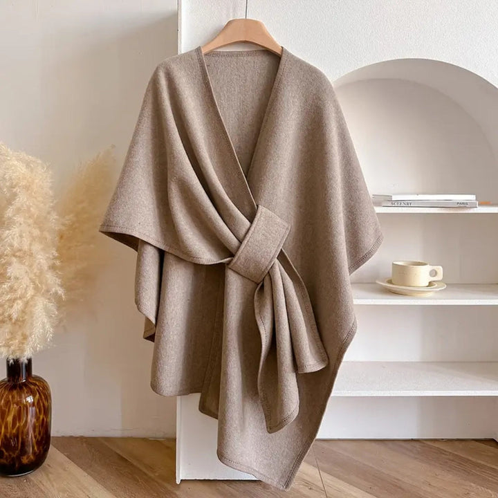 Joan | Luxurious Poncho Windproof Shawl Coat