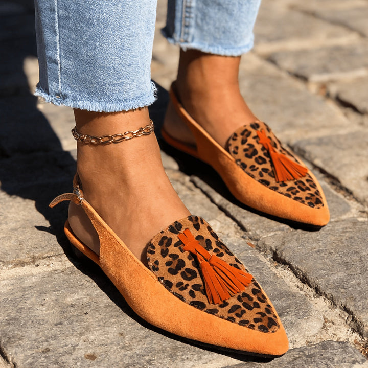 Marisa | Slingback Mules with Tassels