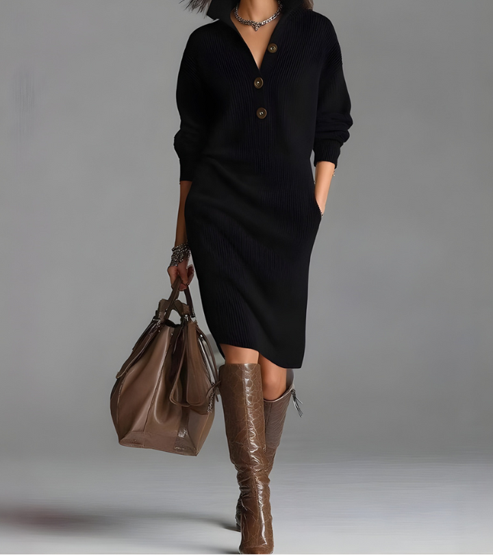 Madalyn | Cozy Elegant Knit Dress