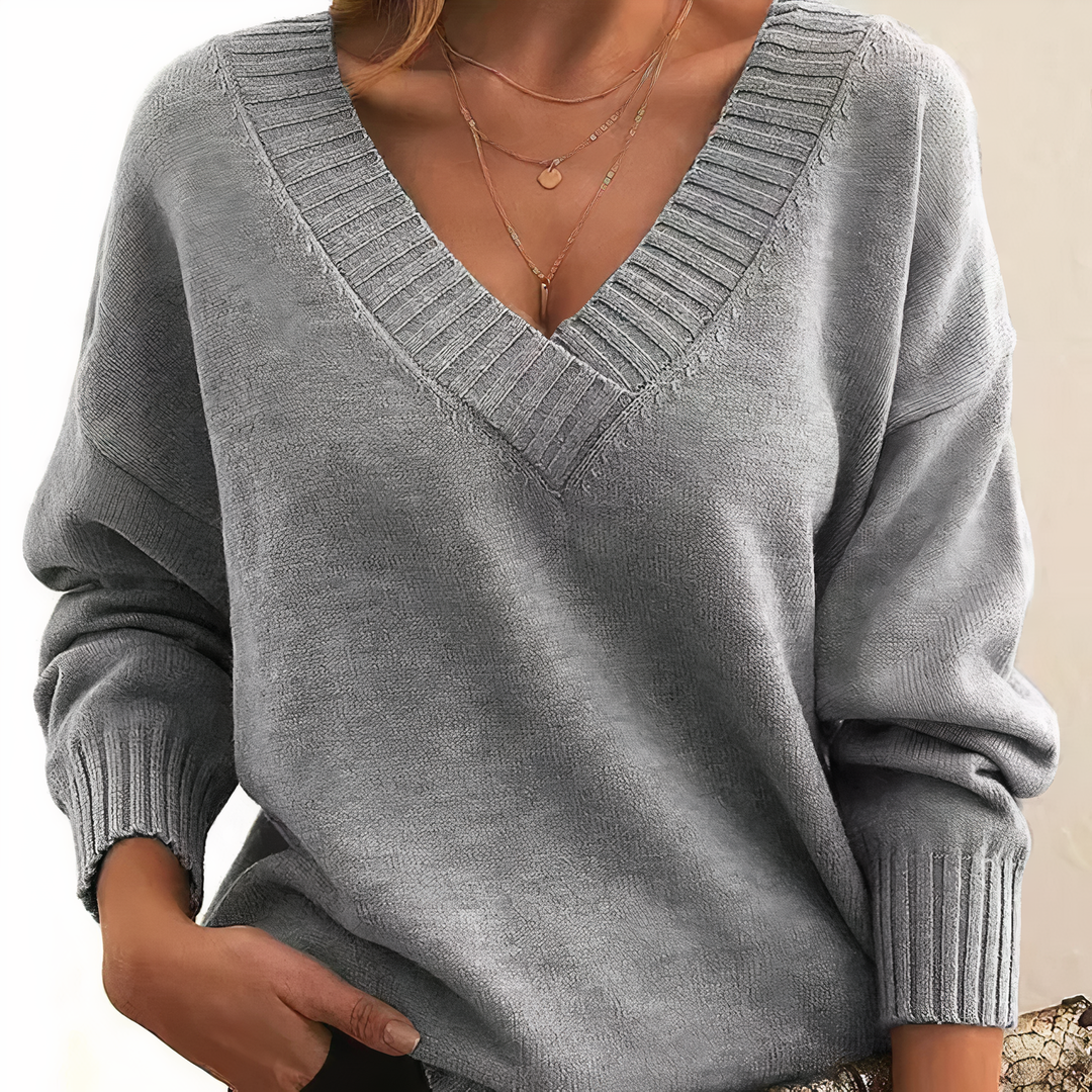 Jessie | Soft V-Neck Sweater