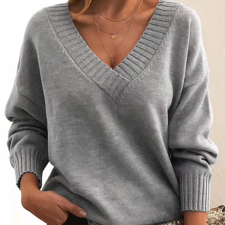 Jessie | Soft V-Neck Sweater