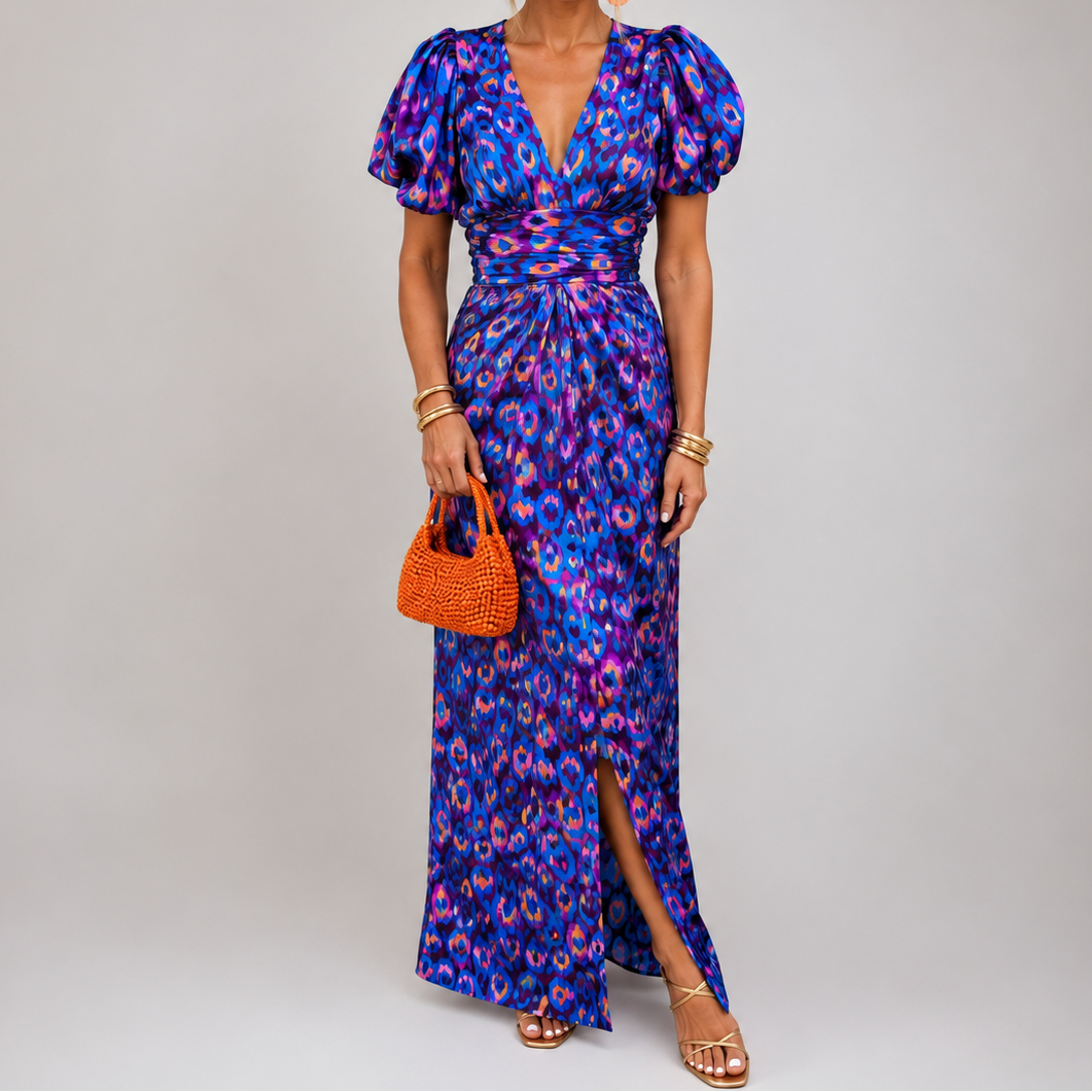 Tora | Elegant Dress with Pleated Sleeves