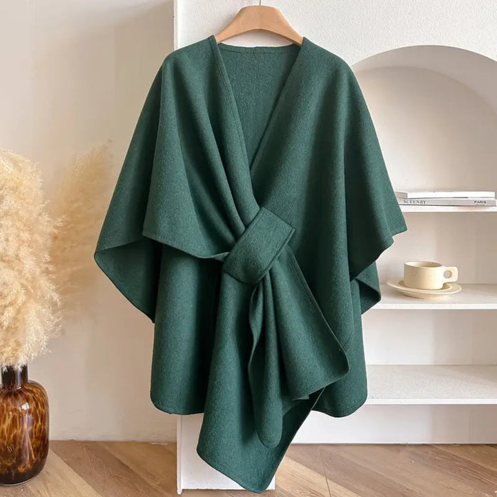Joan | Luxurious Poncho Windproof Shawl Coat