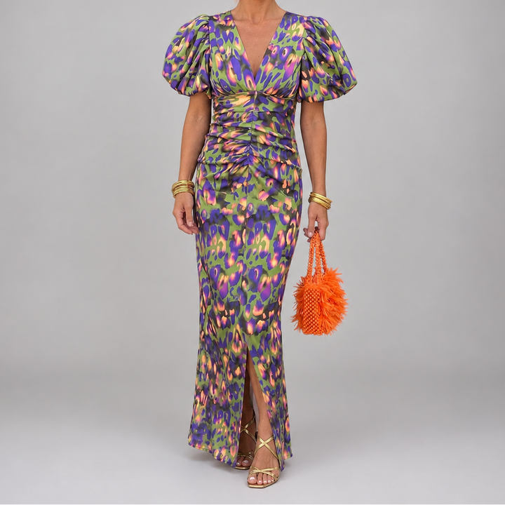 Tora | Elegant Dress with Pleated Sleeves