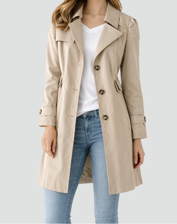 Molly | Lightweight Slim-Fit Trench Coat