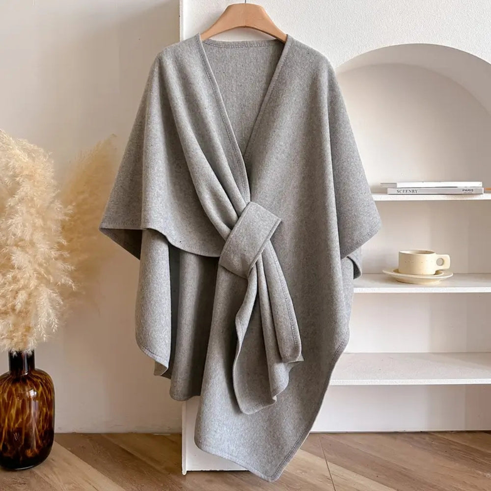 Joan | Luxurious Poncho Windproof Shawl Coat