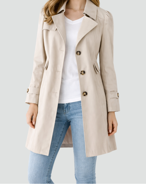 Molly | Lightweight Slim-Fit Trench Coat