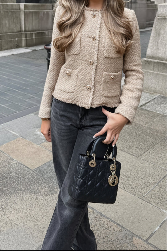 Lexy | Tweed Vest with Buttons for Women