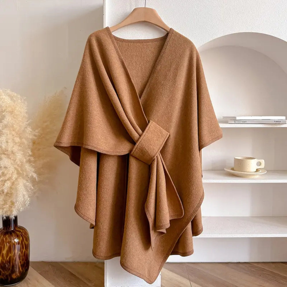 Joan | Luxurious Poncho Windproof Shawl Coat