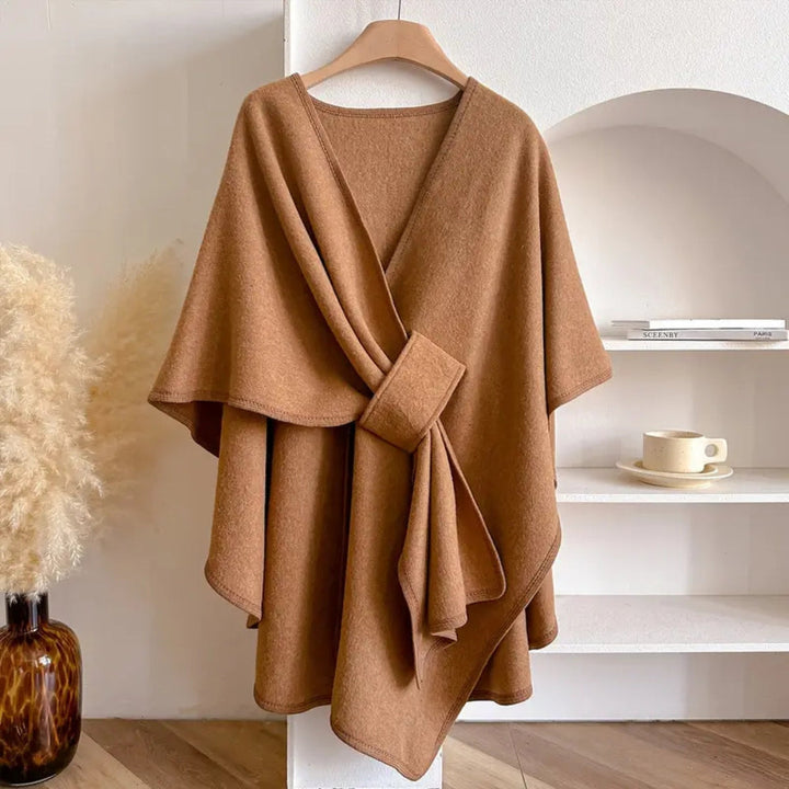 Joan | Luxurious Poncho Windproof Shawl Coat
