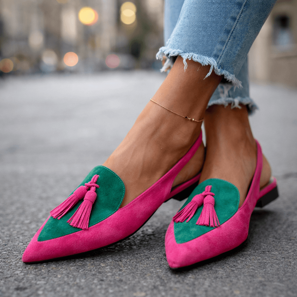 Elly| Sandals with straps and tassels