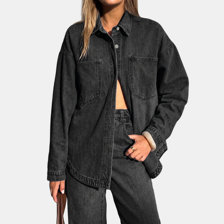 Clara | Oversized Denim Jacket