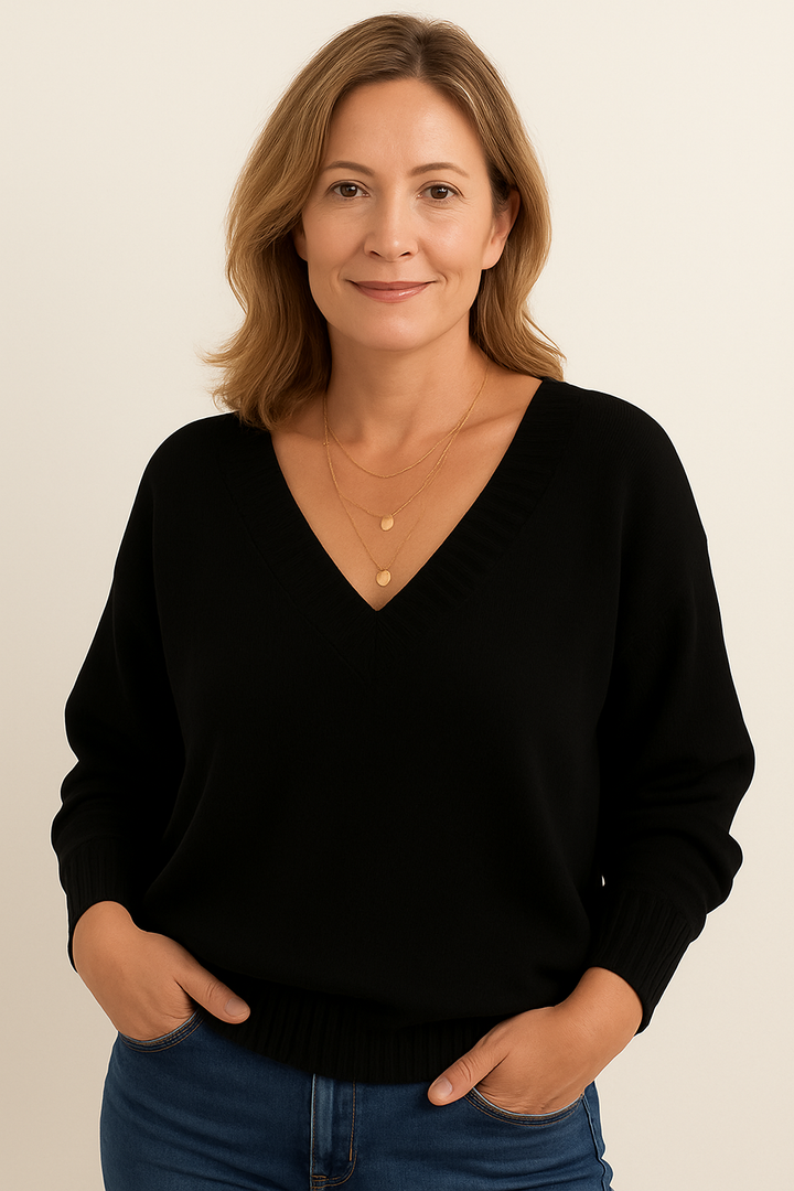 Jessie | Soft V-Neck Sweater