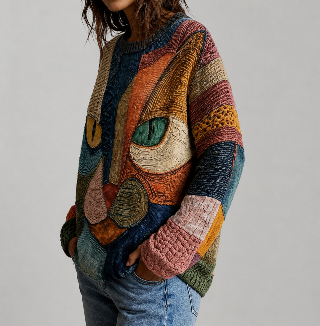 Zafrina | Artistic Cat Statement Top