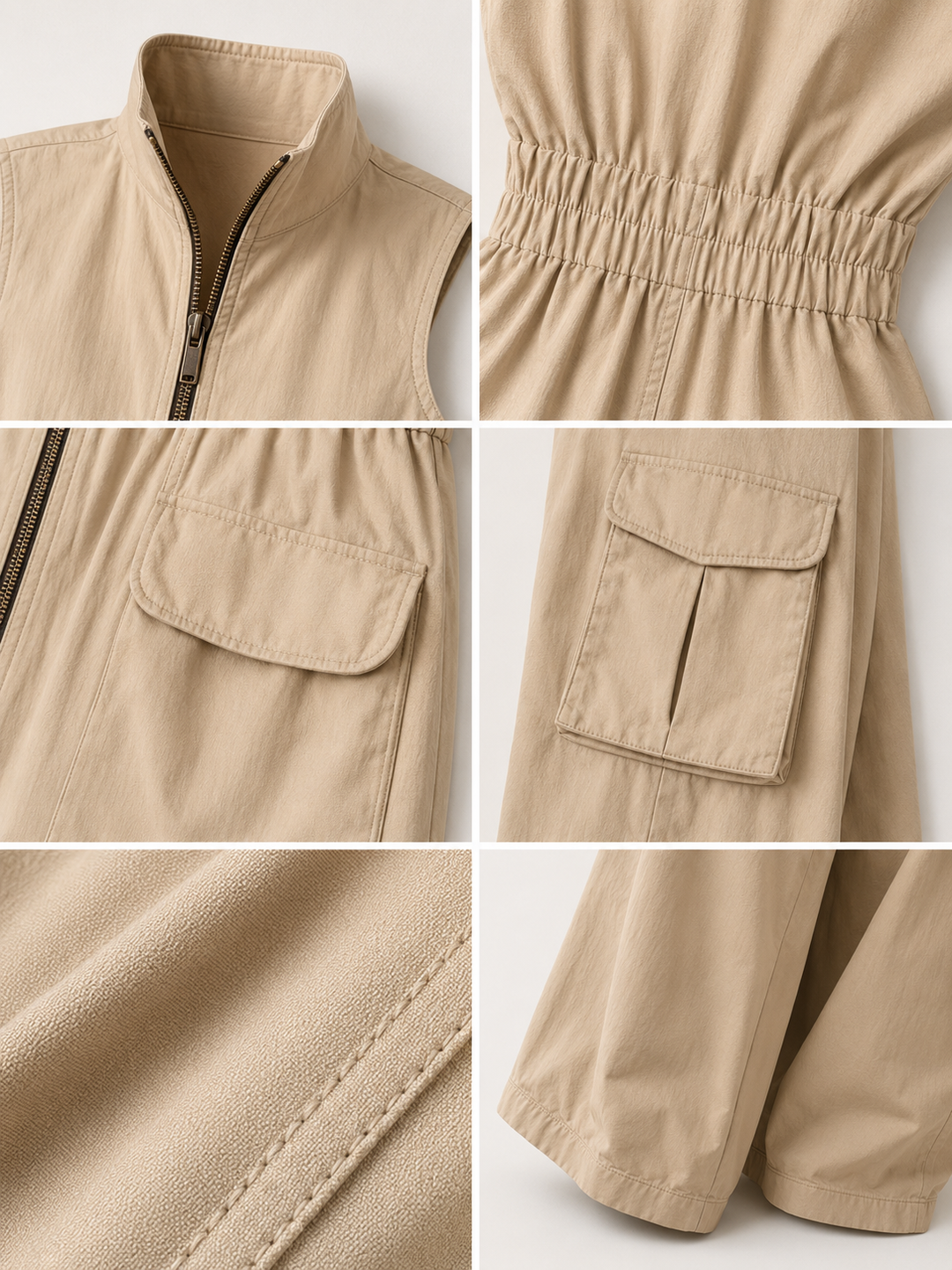 Ursula | Utilty Cargo Jumpsuit