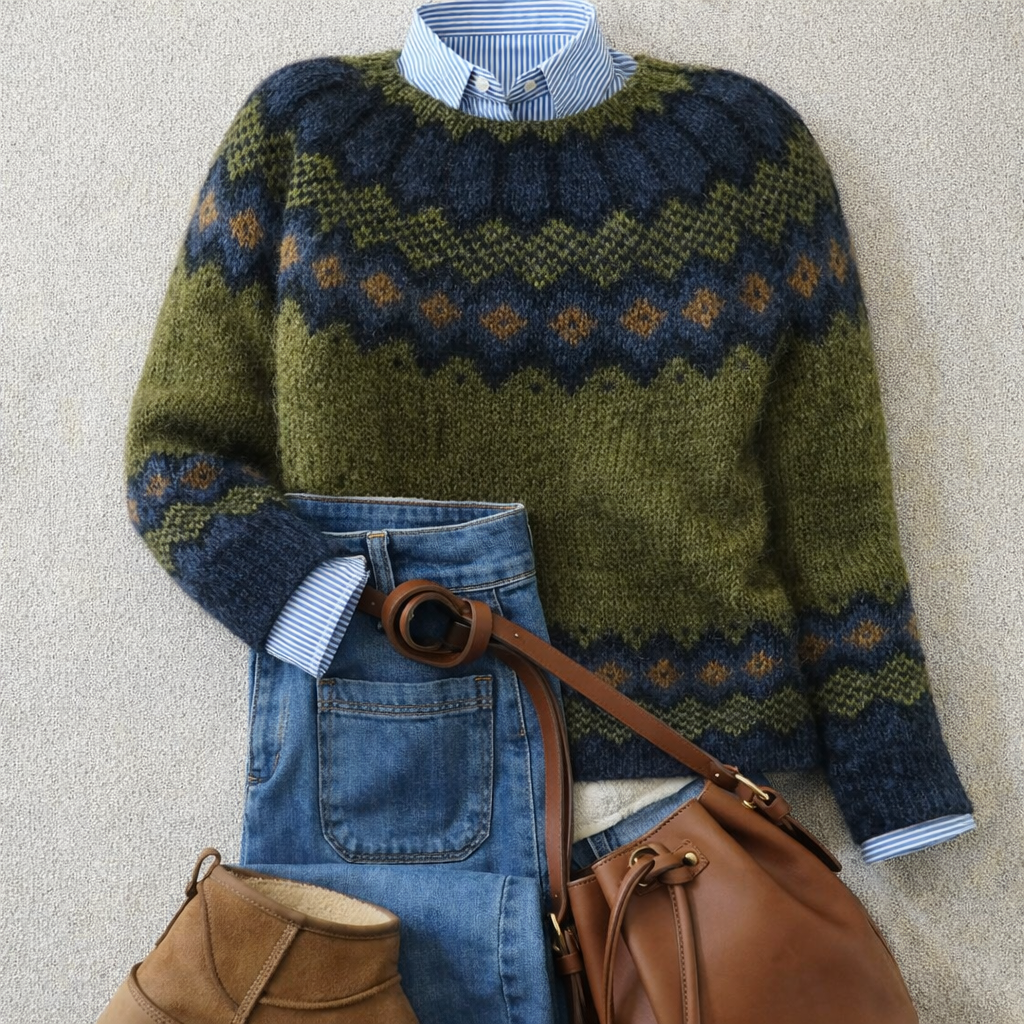 Jessica | Heritage Nordic Sweater