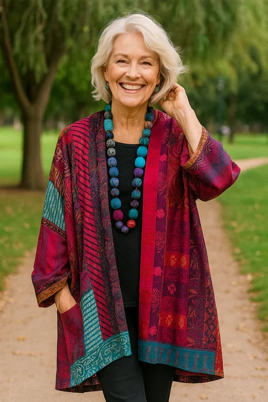 Astrid | Elegant Drape Cardigan