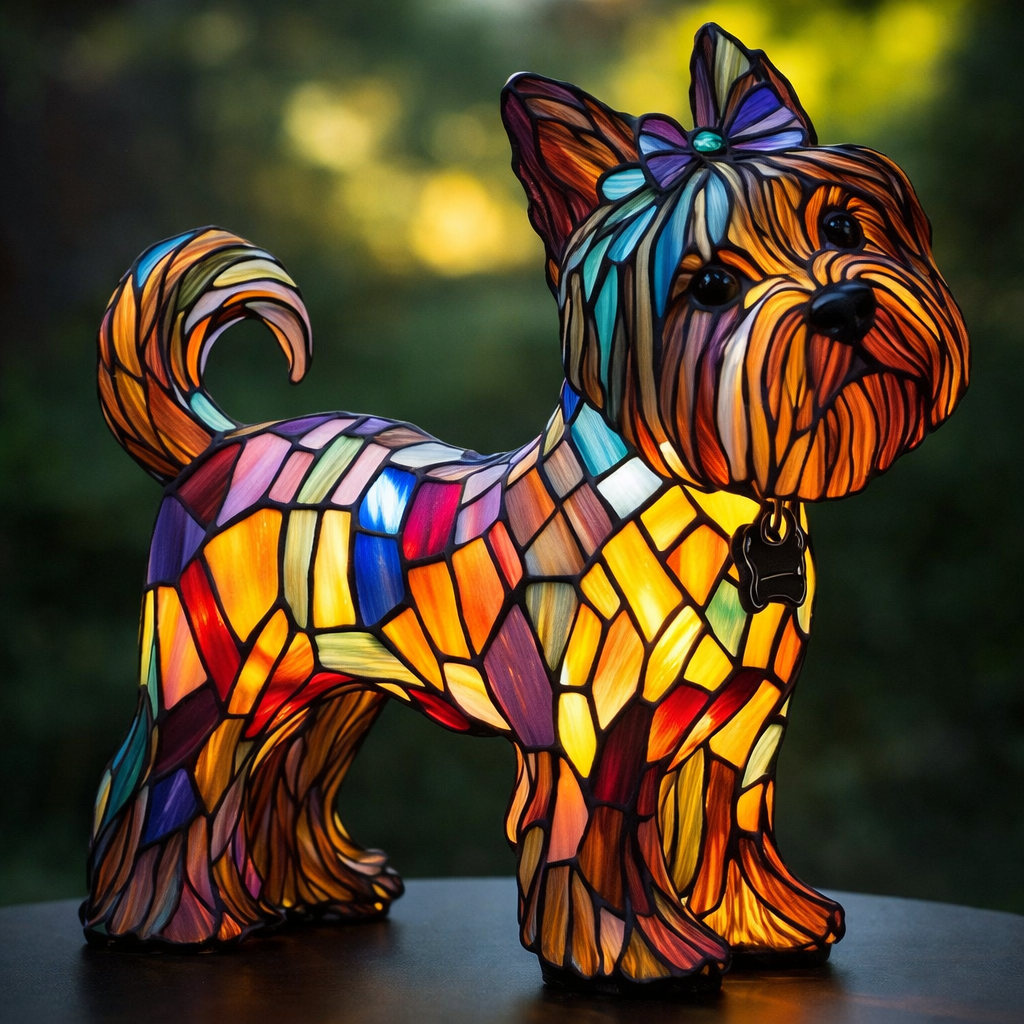 Daisy Yorkie Glow-Lamp