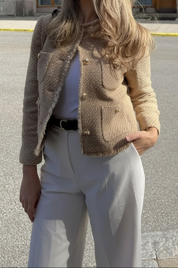 Lexy | Tweed Vest with Buttons for Women