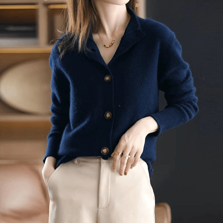 Emmeline | Women's Long Sleeve Cropped Cardigan