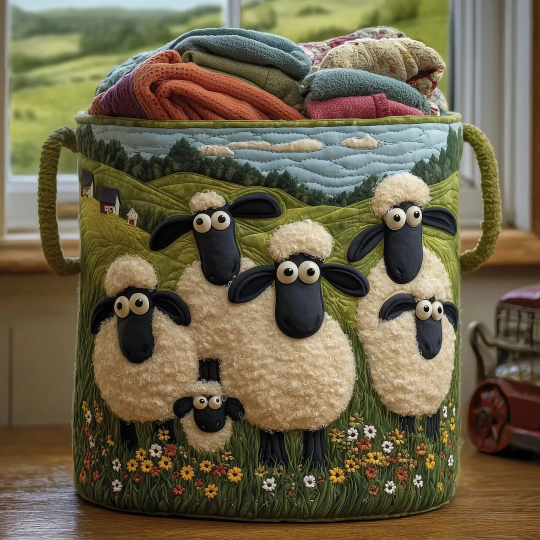 Marta | Hand-Quilted Storage Basket