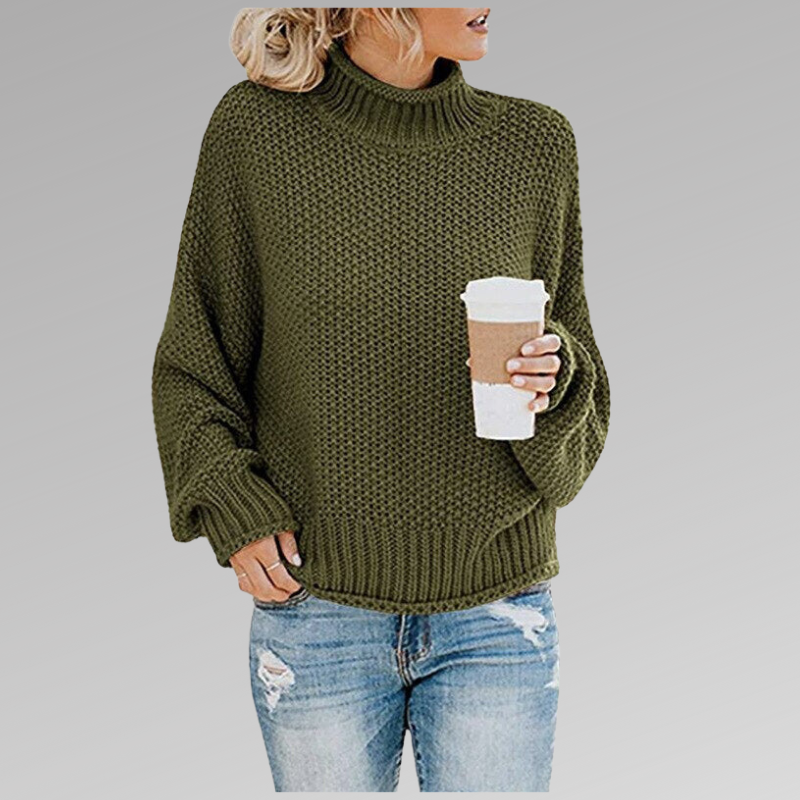 Harriet | Women's Turtleneck Long Sleeve Sweater