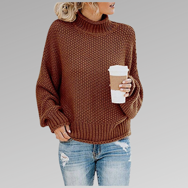 Harriet | Women's Turtleneck Long Sleeve Sweater