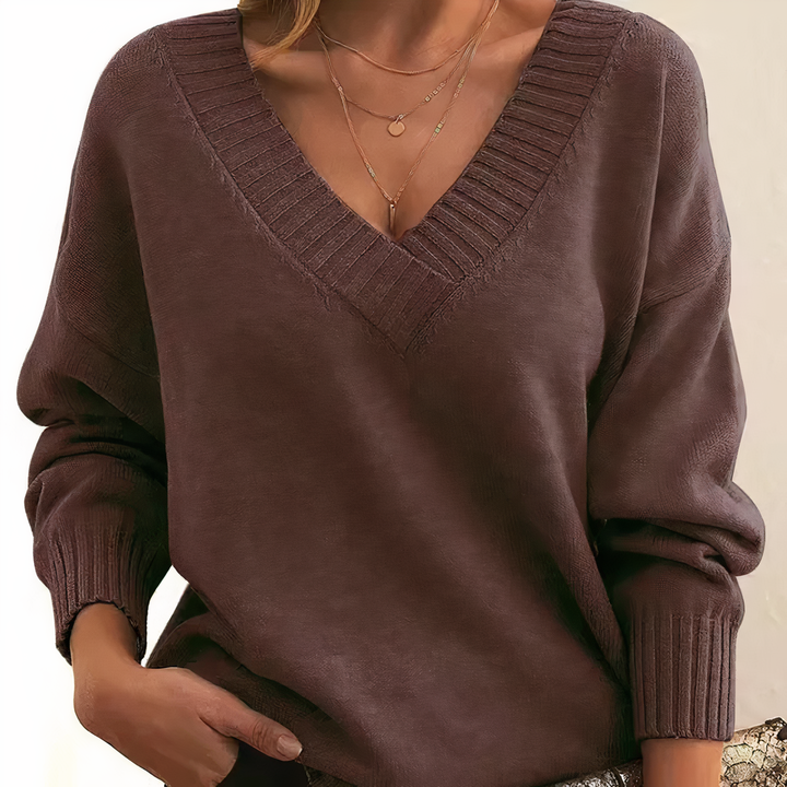 Jessie | Soft V-Neck Sweater