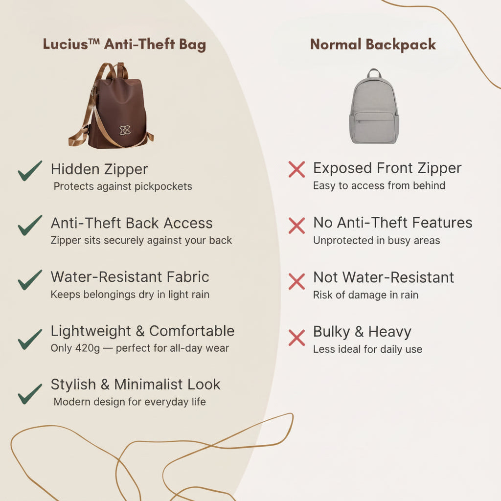 Lucius | Anti-Theft Bag