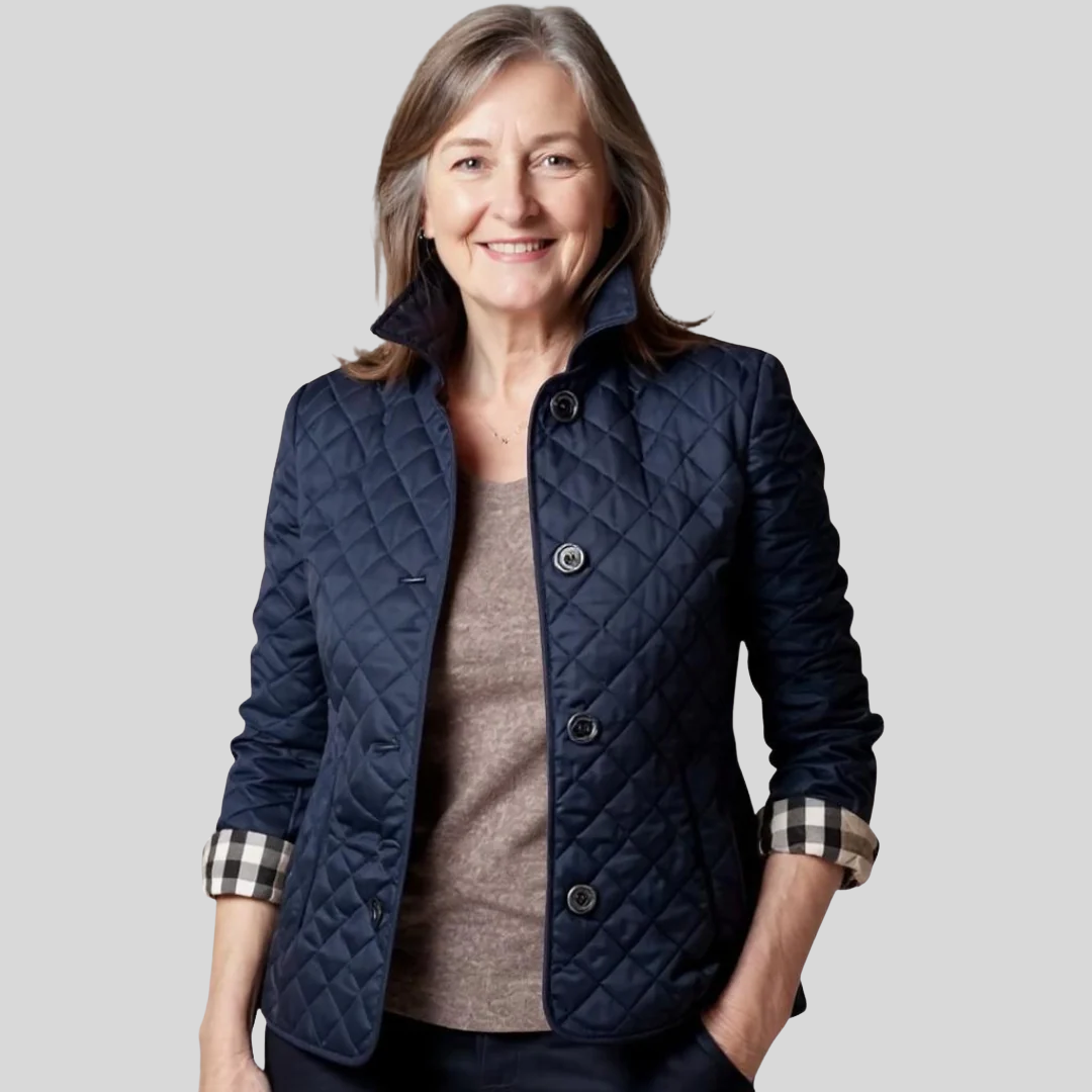 Belinda | Women's Quilted Jacket with Lapel Collar - Lightweight Winter Jacket