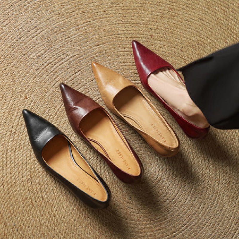 Serane Leather Heels