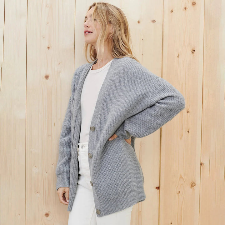 Grace Buttoned Knit Cardigan | Buttoned Knit Layering Piece