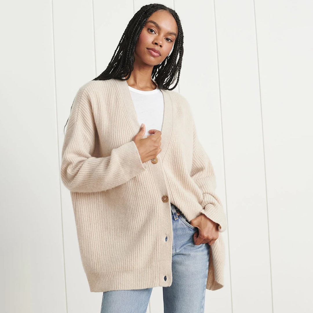 Grace Buttoned Knit Cardigan | Buttoned Knit Layering Piece