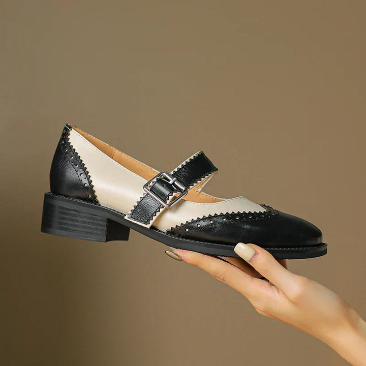 Jamie | Miana Leather Mary Janes