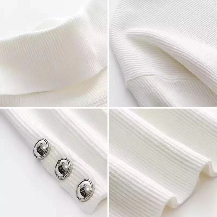 Ivory | Women’s Ribbed Turtleneck Sweater