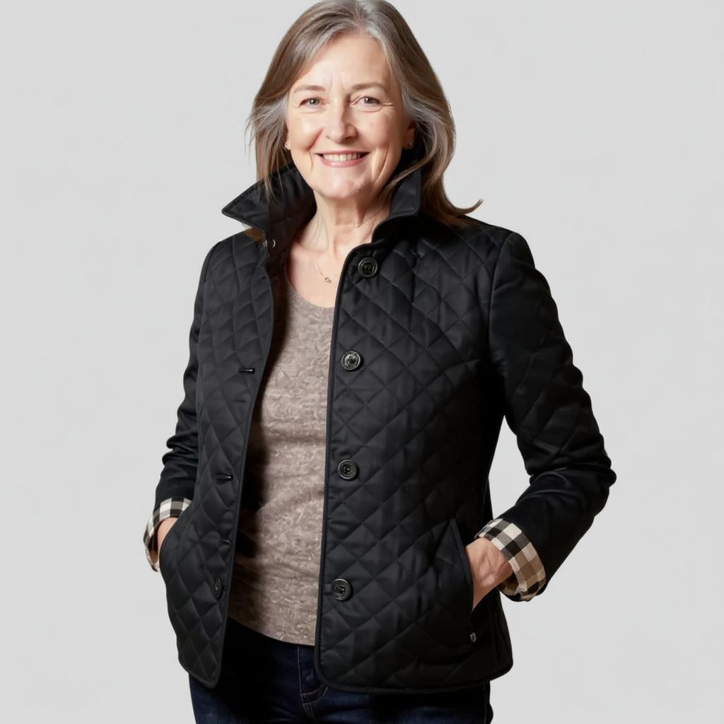 Belinda | Women's Quilted Jacket with Lapel Collar - Lightweight Winter Jacket