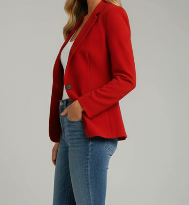 Bella | Women’s Blazer with Notched Lapel and Single Button