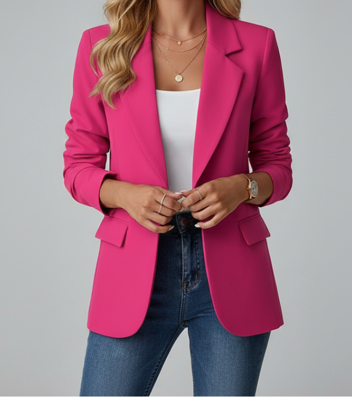 Bella | Women’s Blazer with Notched Lapel and Single Button