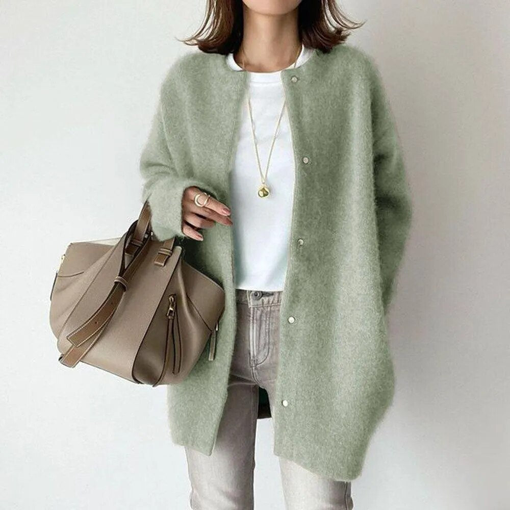 Giselle | Longline Oversized Knit Cardigan