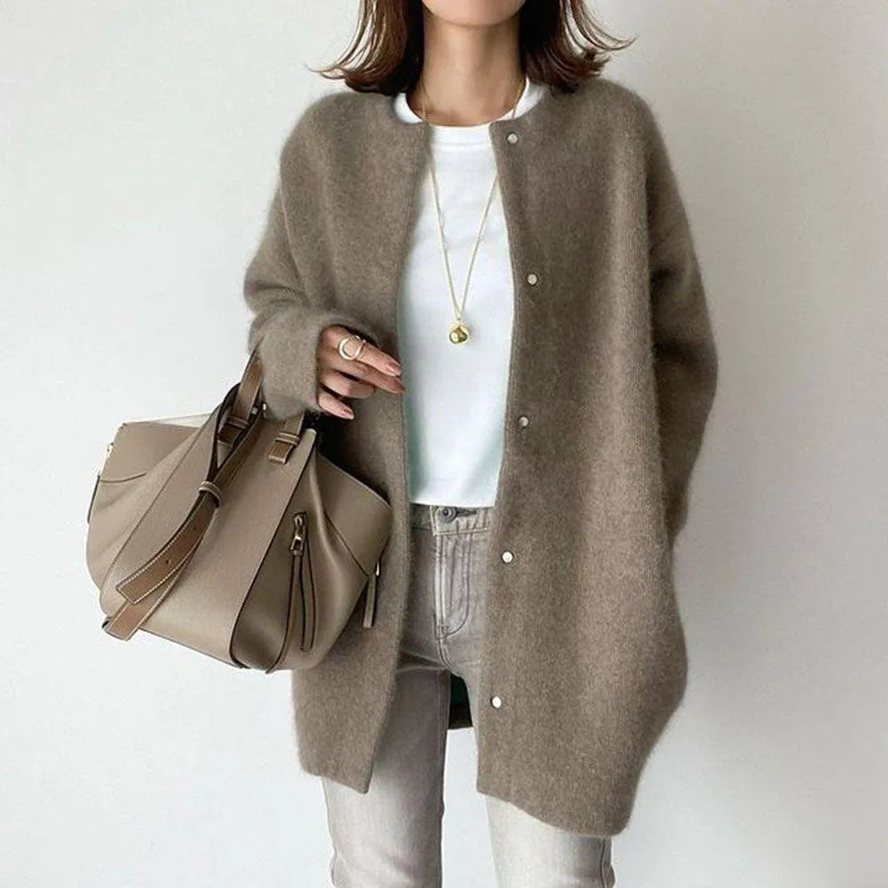 Giselle | Longline Oversized Knit Cardigan