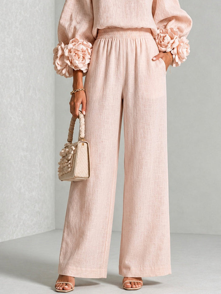 Rosalie | Floral Cuff Two-piece Set