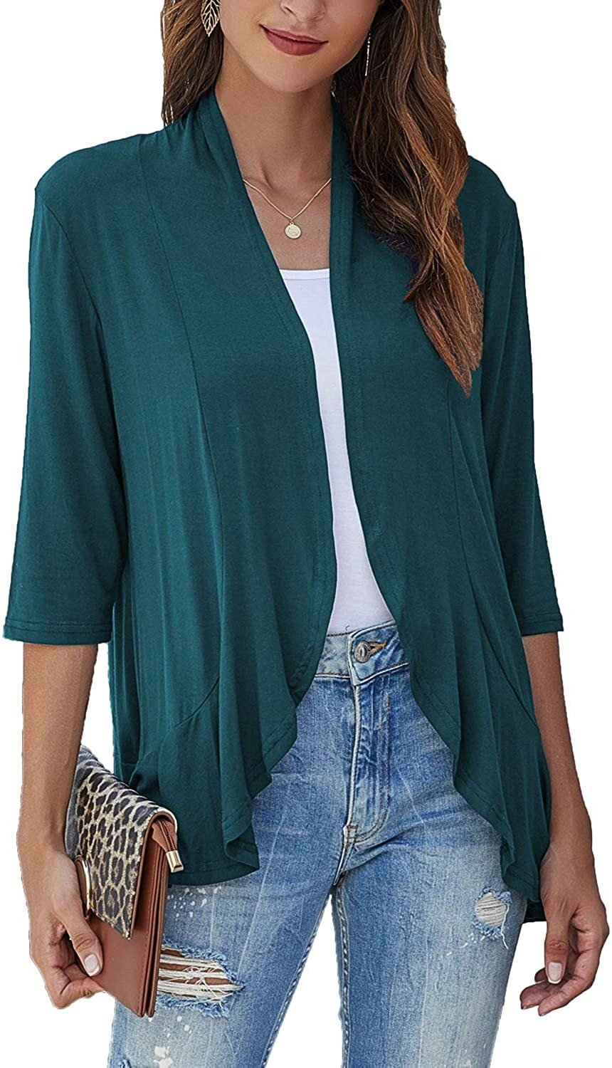 Bella | Women's Open Front Draped Cardigan